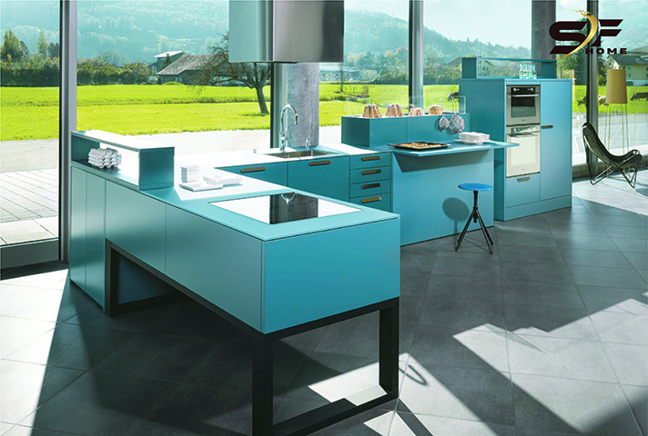 Beautiful fiber glass kitchen cabinet at SF Home – No. 13