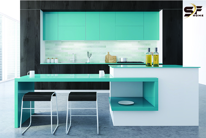 Beautiful fiber glass kitchen cabinet at SF Home – No. 18