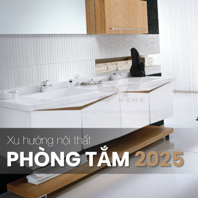 Xu hướng thiết kế nội thất phòng tắm mới nhất 2025