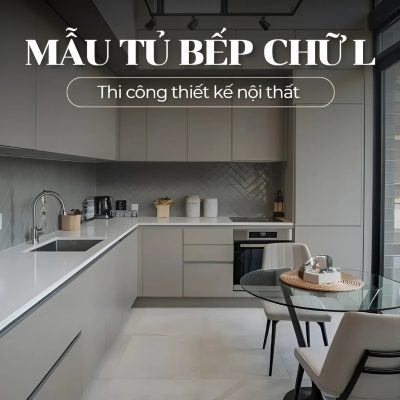 MẪU TỦ BẾP CHỮ L
