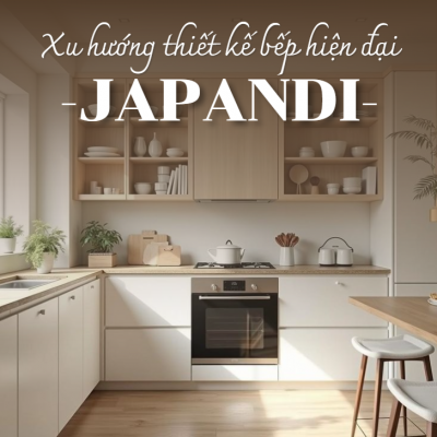 JAPANDI – XU HƯỚNG THIẾT KẾ BẾP HIỆN ĐẠI